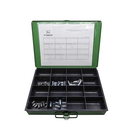 Rockmount Research And Alloys Thread Repair Kit, Zinc Plated Steel, 50 Inserts 90486F